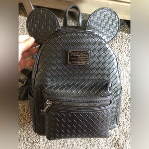Mickey Mouse Woven Loungefly Mini Backpack
